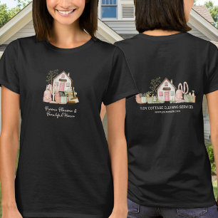 Camiseta Equipes de Serviços de Limpeza de Casas Únicas e A