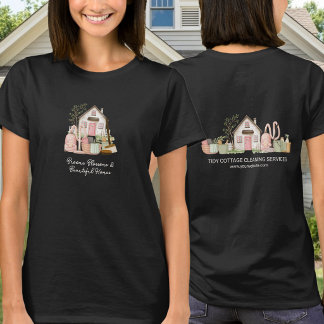 Camiseta Equipes de Serviços de Limpeza de Casas Únicas e A