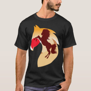 Camiseta equitação da série de tv amante de os animais