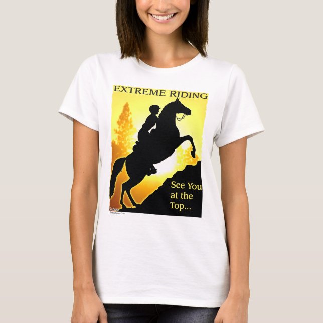 Camiseta Equitação de resistência extrema (Frente)