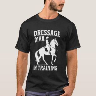 Camiseta Equitação Diva em Treinamento de Dressage