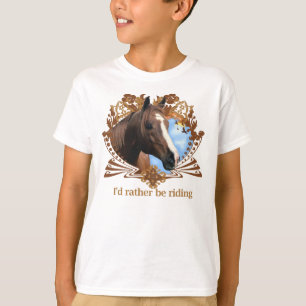 Camiseta Equitação dos pôneis dos cavalos