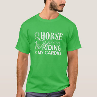 Camiseta equitação é minha corrida de cavalos de cardio
