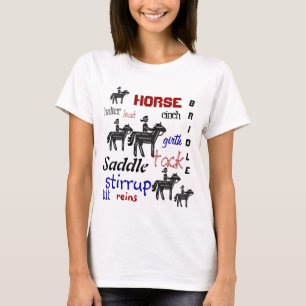 Camiseta Equitação, palavras inspiradores, esporte