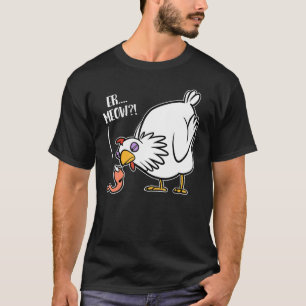 Camiseta Er Miau - Verme Cheeky Vs Hen Piada