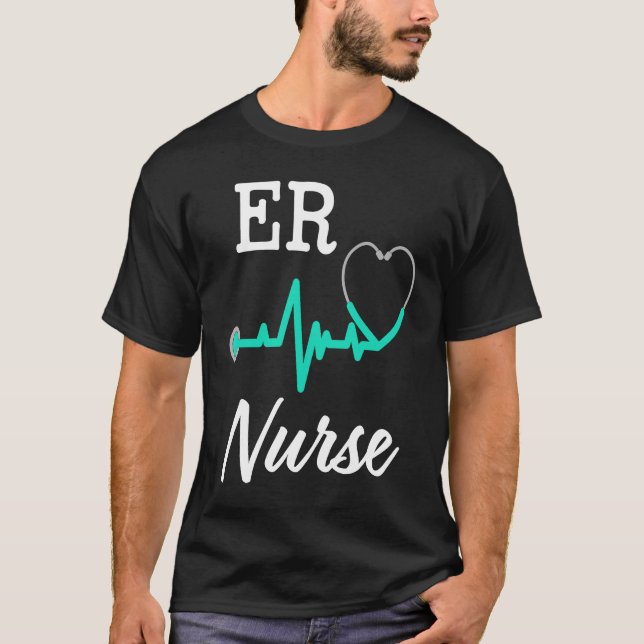 Camiseta ER Nurse womens  Emergency Room Nursing RN (Frente)