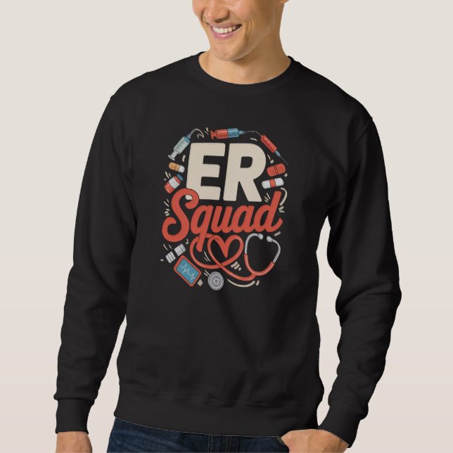 Camiseta ER Squad – Roupas para Equipe de Emergênc (Frente)