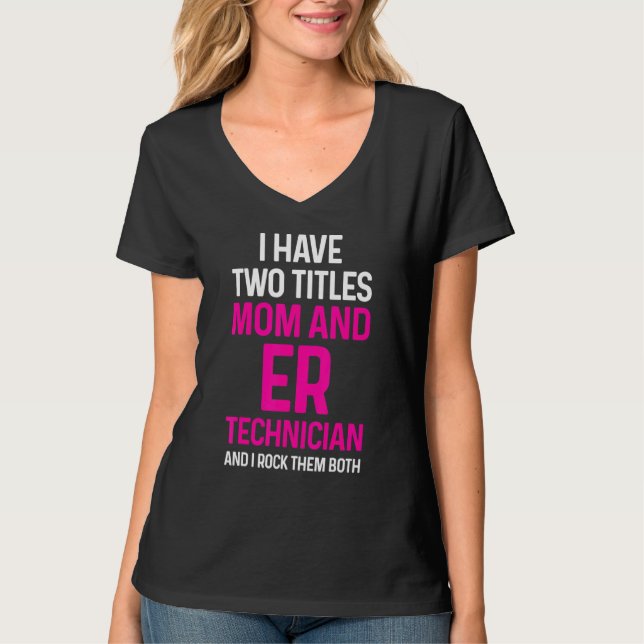 Camiseta Er Technician Emergency Room Tech 35 (Frente)