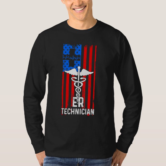 Camiseta Er Technician Emergency Room Tech 37 (Frente)