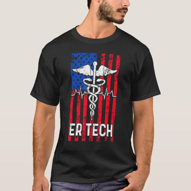 Camiseta Er Technician Emergency Room Tech 4 (Frente)