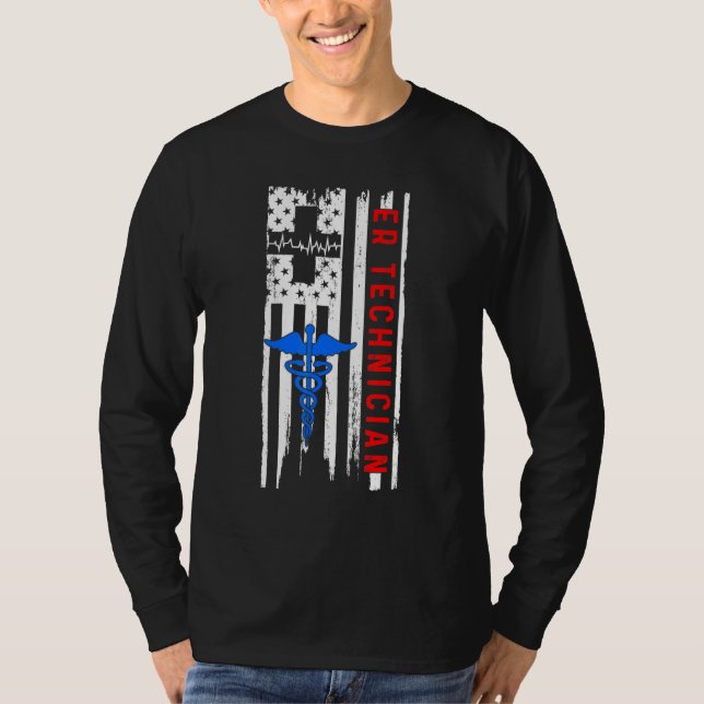 Camiseta Er Technician Emergency Room Tech 46 (Frente)