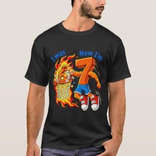 Camiseta Era 6 7 basquete engraçado 6 7 anos menino criança