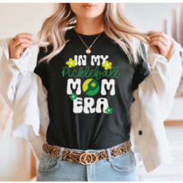Camiseta Era da Mãe de Pickleball Retro Groovy
