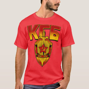 Camiseta Era do soviete do crachá do russo KGB