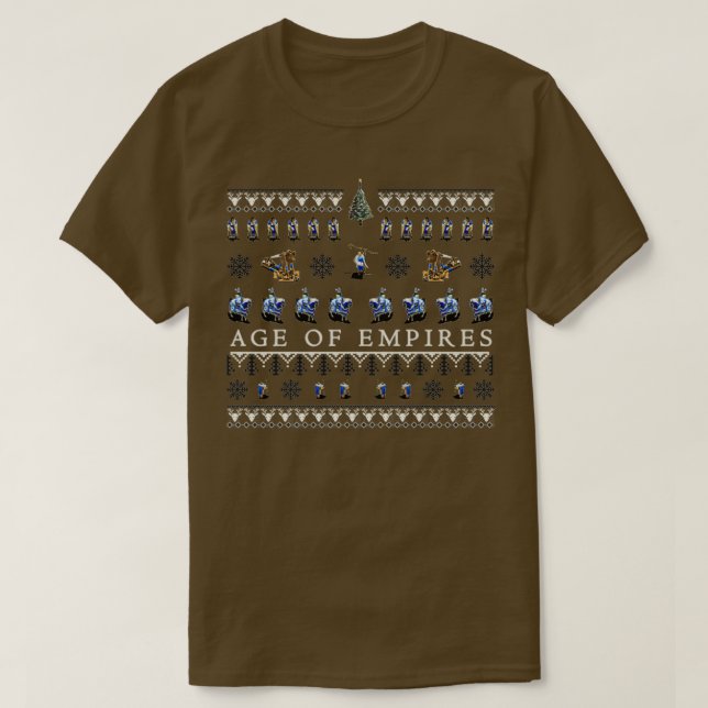 Camiseta Era dos Impérios, um Natal feio (Frente do Design)