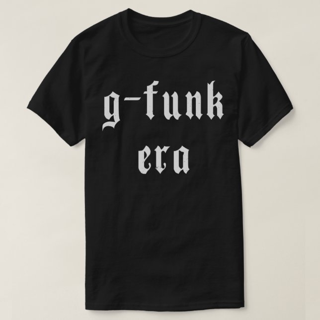Camiseta era gfunk (Frente do Design)