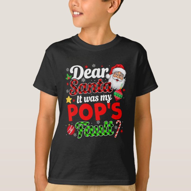 Camiseta Era O Meu Natal De Família Fault E Pop (Frente)