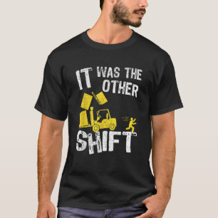 Camiseta Era O Outro Motofone De Mão-De-Obra De Turno Engra