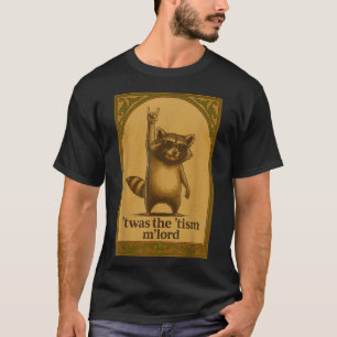 Camiseta Era O Tismo M Senhor Guaxinim Dizendo Amante De Gu