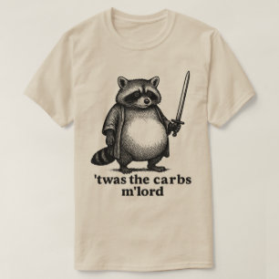Camiseta ERA Os Carbs M'Lorde Guaxinim   Medieval Lixo Pa