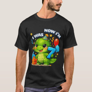 Camiseta Era seis sete dinossauro 67 meme 7º aniversário me