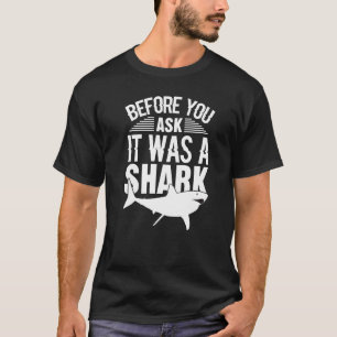 Camiseta Era Um Braço De Perna De Tubarão Amputeo Handicap