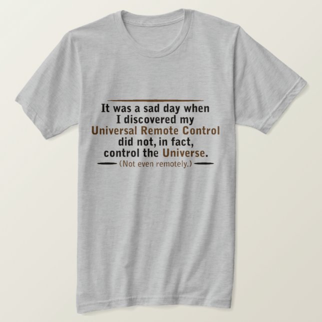 Camiseta era um dia triste… (Frente do Design)