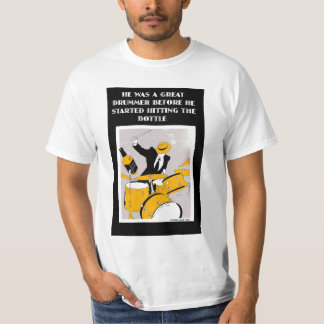 Camiseta Era um grande baterista - personalize… -