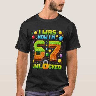Camiseta Era um menino de 6 sete anos de idade 67 pixel gam