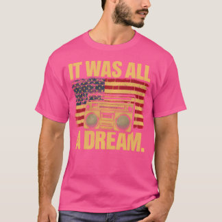 Camiseta Era Um Sonho Tshirt Men Rap 1990S Music Hi