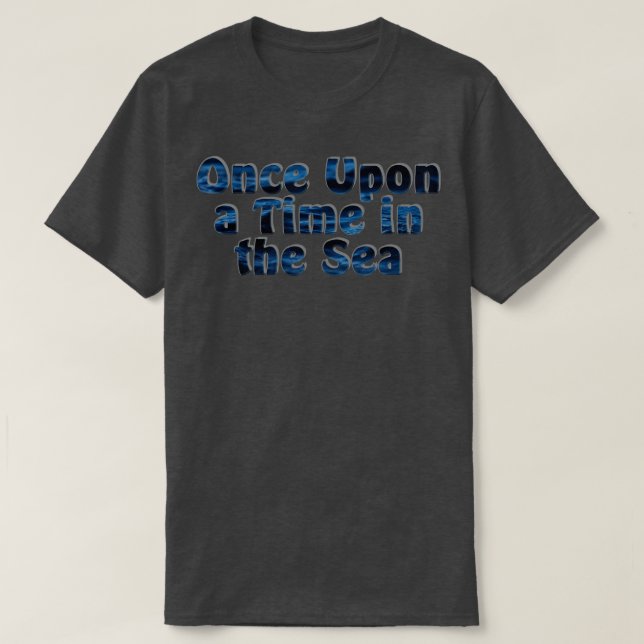 Camiseta Era uma vez no mar (Frente do Design)