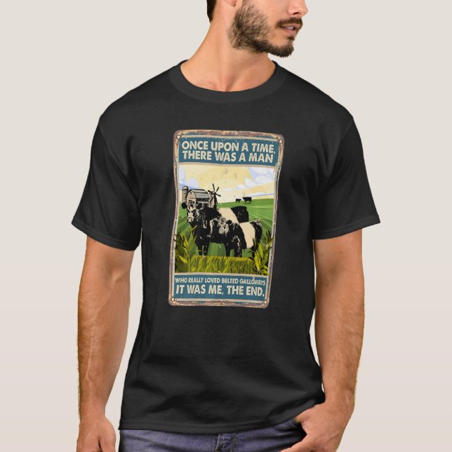Camiseta Era Uma Vez Que Havia Uma Vaca-Homem Abaixo Do Gal (Frente)