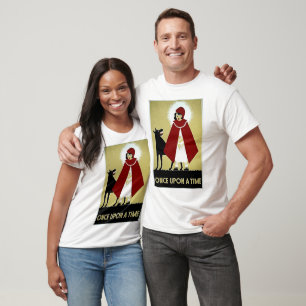 Camiseta Era uma vez um Poster do tempo, Capuchinho Vermelh
