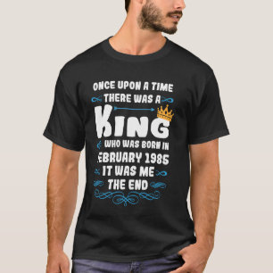 Camiseta Era uma vez um rei. Fevereiro 1985 B