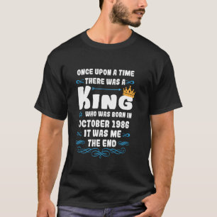 Camiseta Era uma vez um rei. Outubro De 1986 Bi