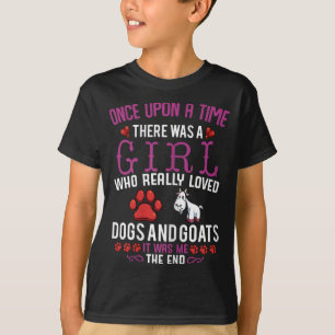 Camiseta Era Uma Vez Uma Menina Adorava Cães E Cabra