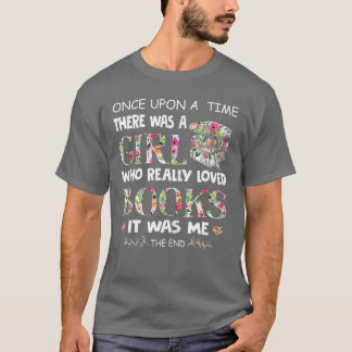 Camiseta Era Uma Vez Uma Menina Adorava Livros Idea Dar Pre