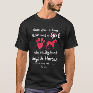 Camiseta Era Uma Vez Uma Menina Que Adorava Cavalos
