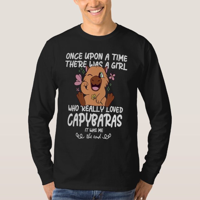 Camiseta Era Uma Vez Uma Menina Que Amava Capyba (Frente)