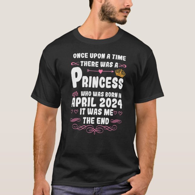 Camiseta Era uma vez uma princesa. Abril de 2024 (Frente)