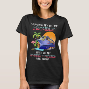 Camiseta Eram Problemas Quando Estamos Cruzando O Flamingo