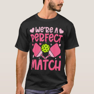 Camiseta Eram um Casal de Pickleball Correspondente Remam C