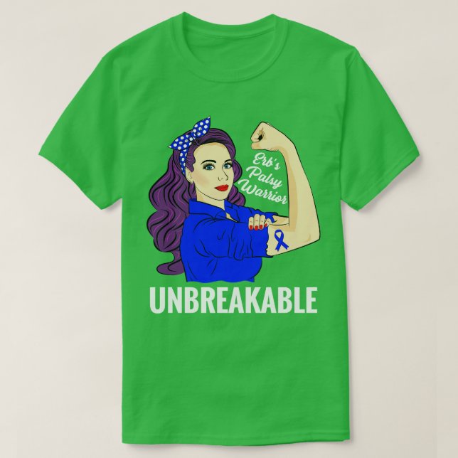 Camiseta Erbs Palsy Consciência Erb Duchenne Paralisia Ape  (Frente do Design)