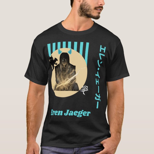 Camiseta Eren Jaeger anime  (Frente)