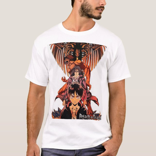 Camiseta Eren Yeager - A Luta pela Liberdade (Frente)