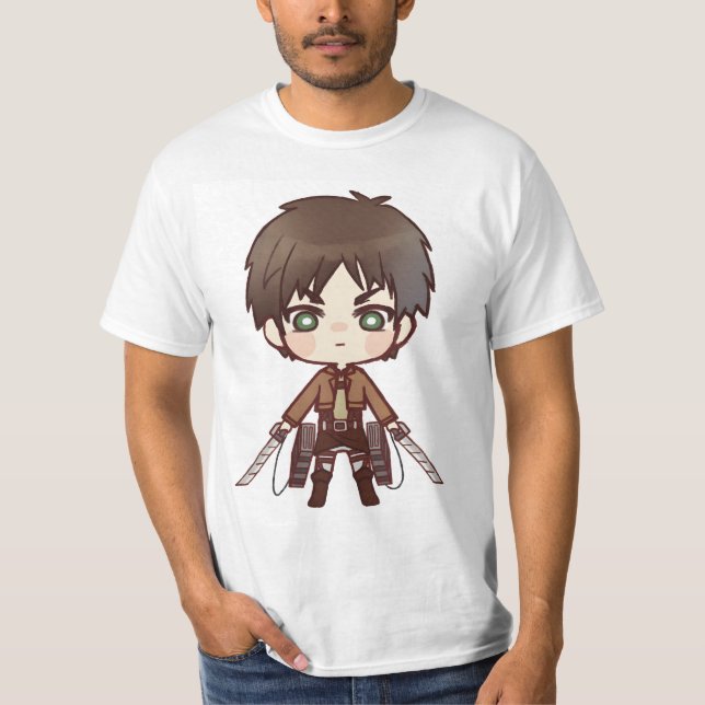 Camiseta Eren Yeager com espada (Frente)