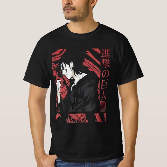 Camiseta Eren Yeager vintage (Frente)