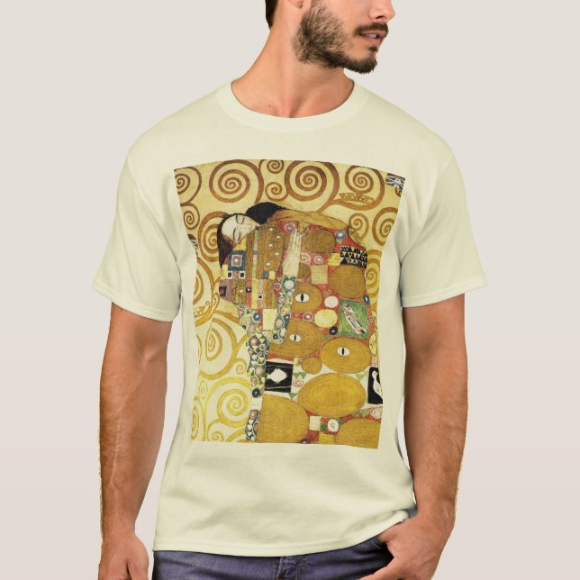 Camiseta Erfüllung por Gustavo Klimt (Frente)