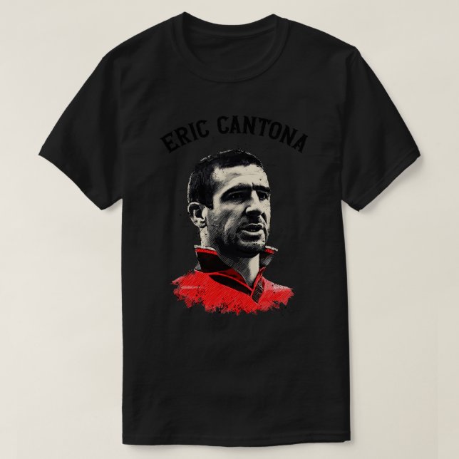 Camiseta Eric Cantona (Frente do Design)