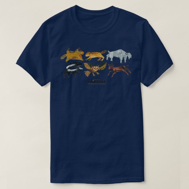 Camiseta Eric Carle Animal Illustrations  (Frente do Design)